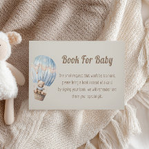 Teddybjörn Luftballong Baby Shower Bokförfrågan