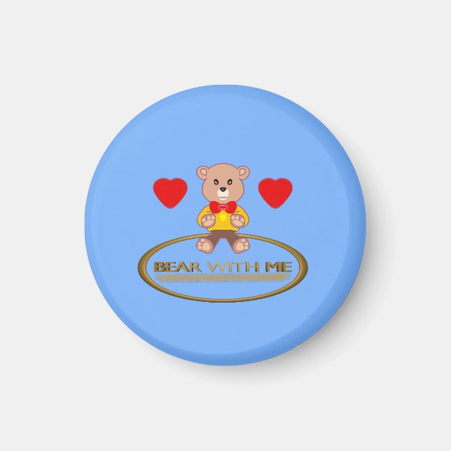 Teddybjörn  magnet (Framsidan)