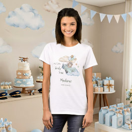 Teddybjörn Mammaströja för kommande bebisens baby T Shirt