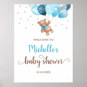 Teddybjörn Napptar inte Välkommen Babykalas Poster
