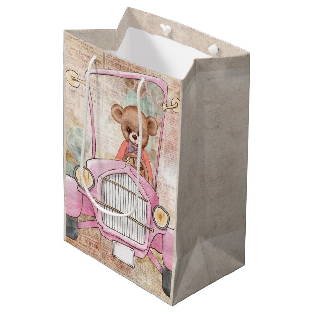 Teddybjörn presentpåse (Framsidan Vinklad)