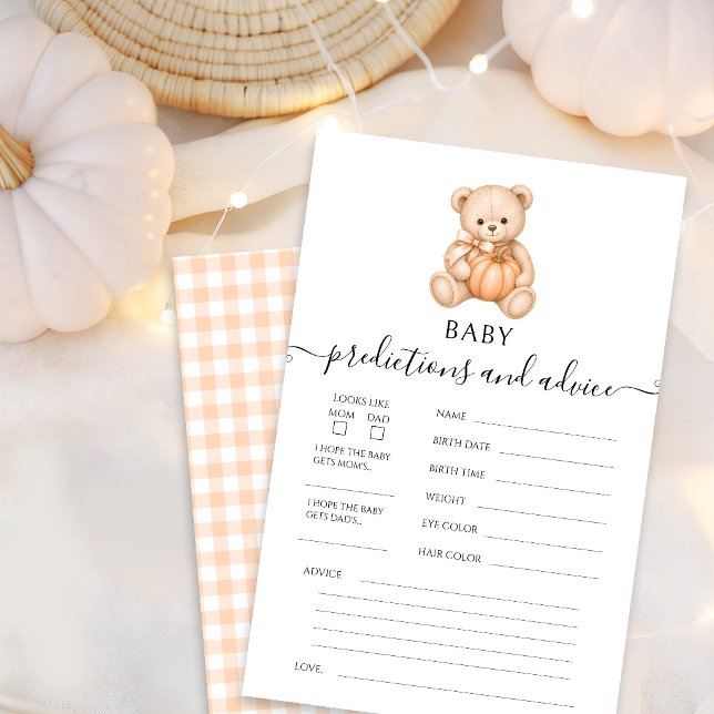 Teddybjörn Pumpa Baby Förutsägelser Råd Spel (Skapare uppladdad)