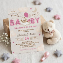 Teddybjörn Rosa Elegant Flick Bebis Shower