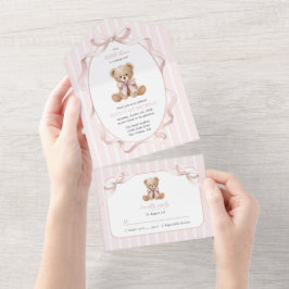 Teddybjörn, Rosa slinga, Rosa ränder, Första födel