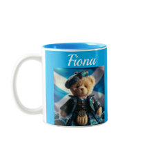 Teddybjörn skotsk mugg