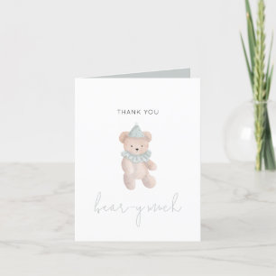Teddybjörn Tack så beary mycket Kort