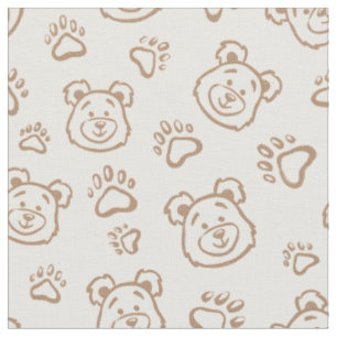 Teddybjörn Tassboho Pojke Bebis Neutral Beige Tyg