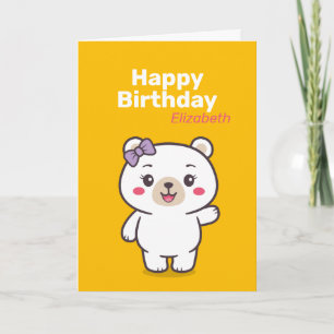 Teddybjörnillustration Kort