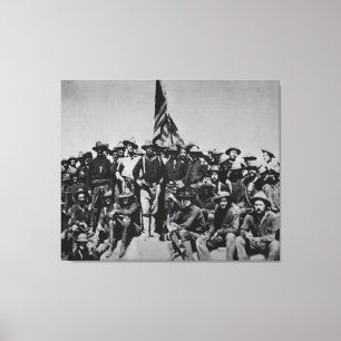 Teddy's Colts Teddy Roosevelt Rough Riders 1898 Canvastryck