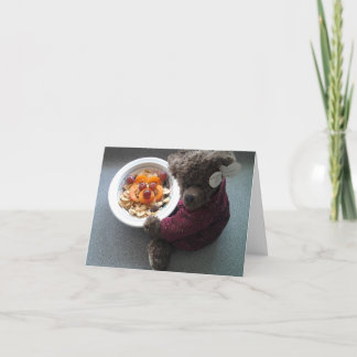 Teddys Porträtt Kort