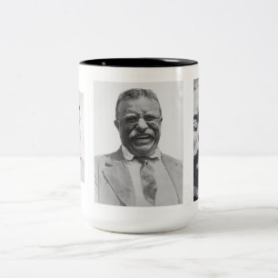 Teddys Roosevelt liv Två-Tonad Mugg