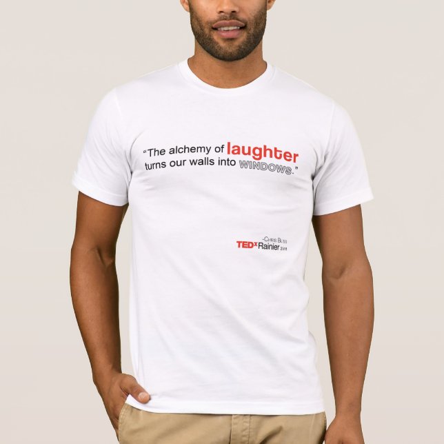 TEDx mer regnig manar T-tröja för vit - Chriss T-shirt (Framsida)