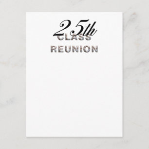 TEE 25th Class Reunion Inbjudningar