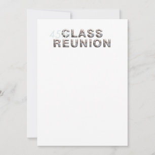 TEE 45th Class Reunion Inbjudningar