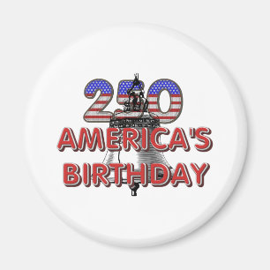 TEE Amerikas 250-årsjubileumsmagneter Magnet