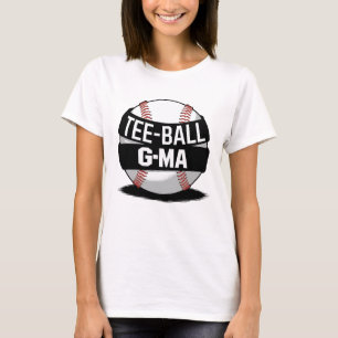 Tee-Ball G-Ma Rolig Teeball Mormor T Shirt