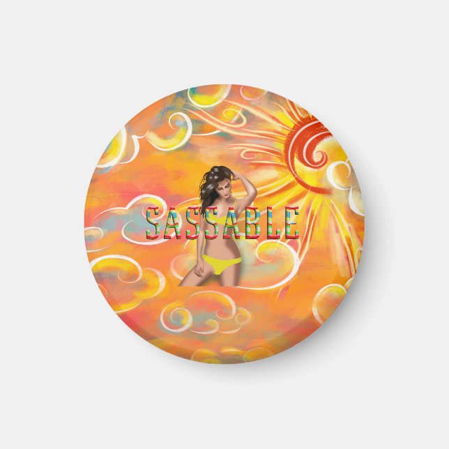 TEE Be Sassable Magnet (Framsidan)