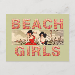 TEE Beach Girls-regeln i världen Vykort