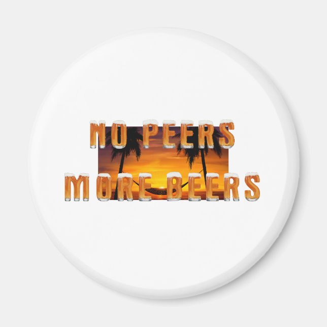 TEE Beer i Paradise Magnets Magnet (Framsidan)