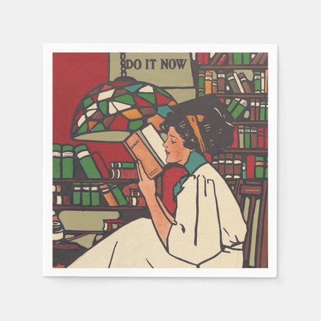 TEE Bok Mask Napkins Pappersservett (Framsidan)