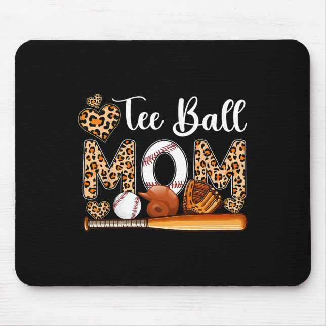 Tee Boll Cute Mamma Leopard Costume Baseball Mor" Musmatta (Framsidan)