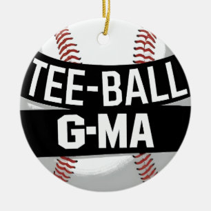 Tee-Boll G-Morsa Funny Teeball Grandma Julgransprydnad Keramik