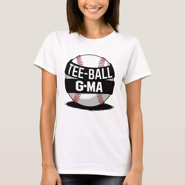 Tee-Boll G-Morsa Funny Teeball Grandma T Shirt (Framsida)