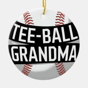 Tee-Boll Grandma Teeball Grandmor Julgransprydnad Keramik