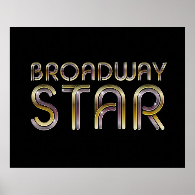 TEE Broadway Star Poster (Framsidan)