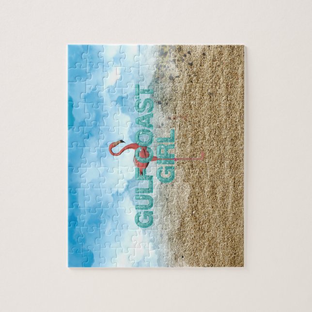 TEE Bukt Kusten Girl Pussel (Vertikal)