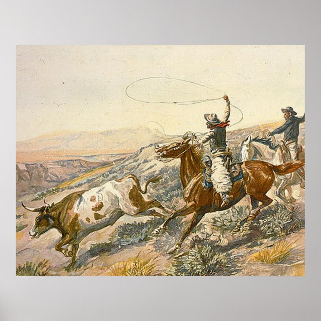 TEE Cattle Drive Poster (Framsidan)