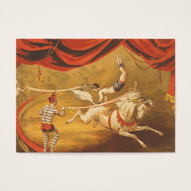 TEE Circus Act Visitkort (Framsidan)