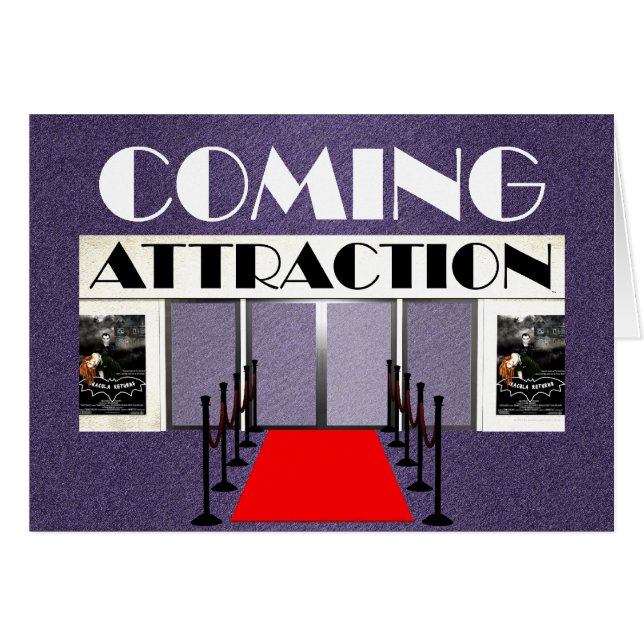 TEE Coming Attraktion Hälsningskort (Framsidan Horizontal)