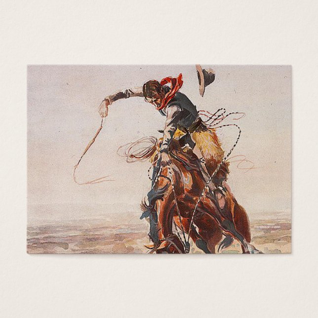 TEE Cowboy Life Visitkort (Framsidan)