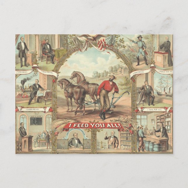 TEE Farmer Slogan Vykort (Framsida)