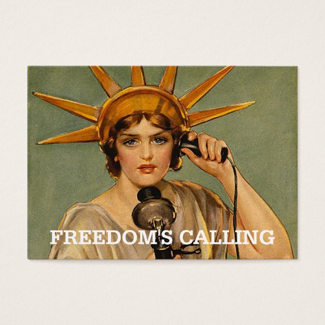 TEE Freedom's Calling Visitkort (Framsidan)