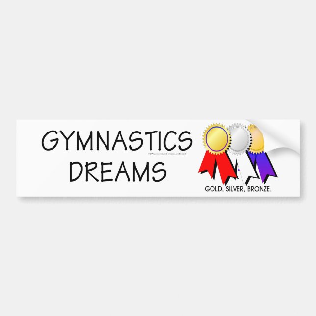 TEE Gymnastics Dreams Bildekal (Framsidan)