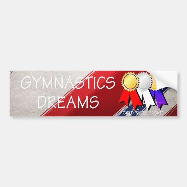 TEE Gymnastics Dreams Bildekal (Framsidan)