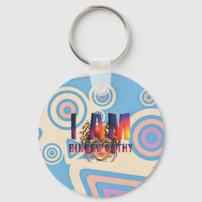 TEE I Am Bingeworthy Nyckelring (Framsida)
