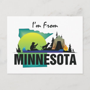 TEE I är från Minnesota Vykort