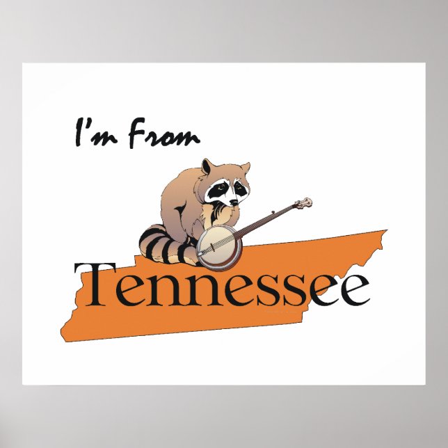 TEE I är från Tennessee Poster (Framsidan)