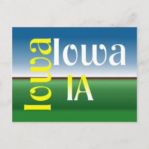 TEE Iowa Vykort