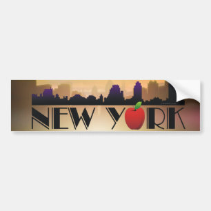 TEE: Jag är från New York Bumper Sticker Bildekal