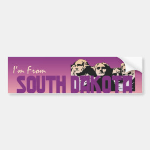 TEE Jag är från South Dakota Bildekal