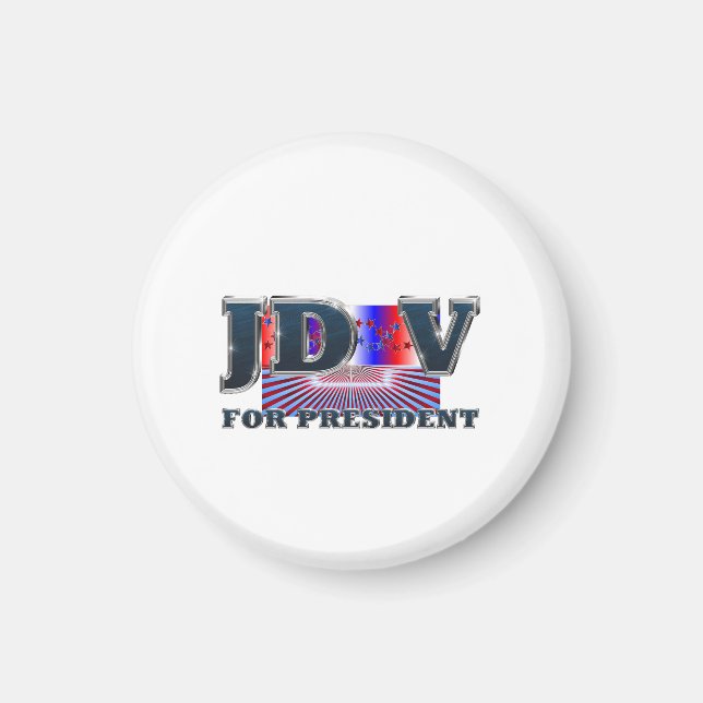 TEE JD Vance för president Magnet (Framsidan)