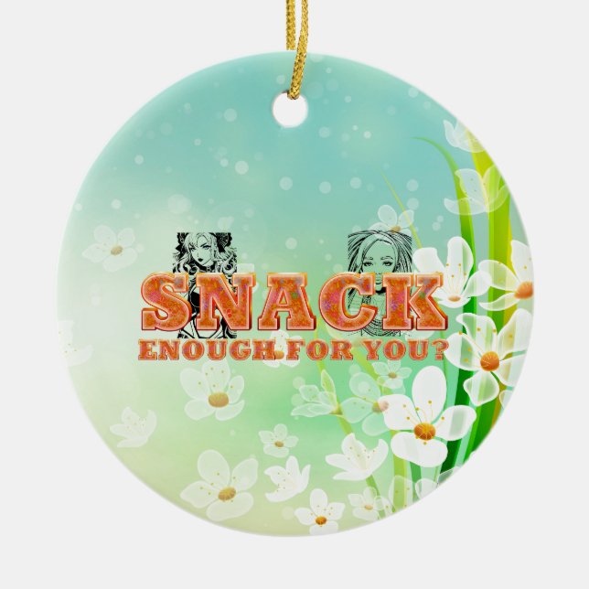 TEE Läckemang Nok Julgransprydnad Keramik (Framsidan)