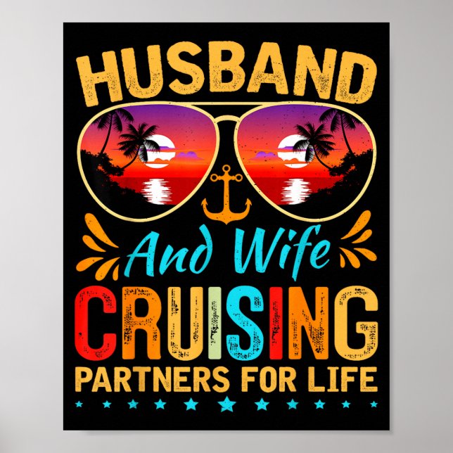 Tee Make Mann Hustru Kryssning Semester Poster (Framsidan)