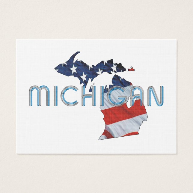 TEE Michigan Patriot Visitkort (Framsidan)