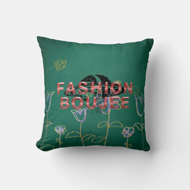 TEE Mode Boujee Ornament Kudde (Framsida)