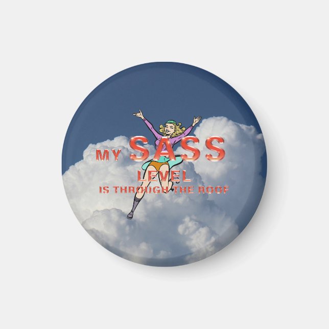 TEE My Sass Level Magnet (Framsidan)